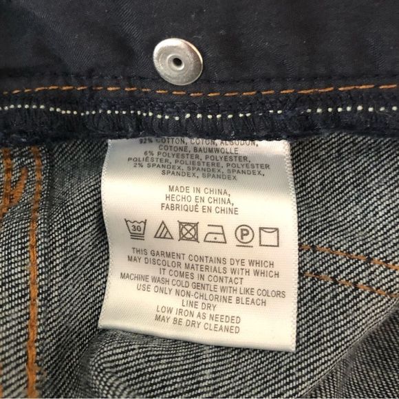 Pilcro & the Letterpress Anthro The Stet Dark Denim Jeans Mid Rise Ankle size 28 - Picture 11 of 13